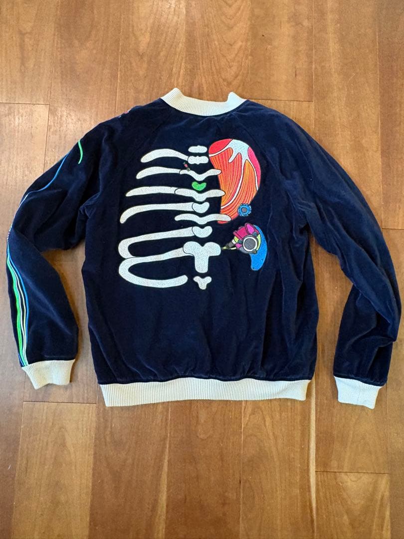 BRUNABOINNE トレジャージャンパー ベロア サテン スカジャン