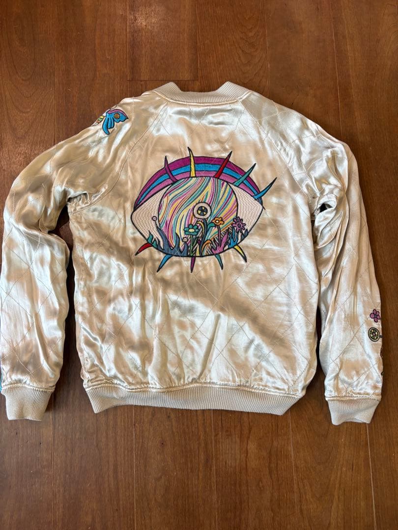 BRUNABOINNE トレジャージャンパー ベロア サテン スカジャン