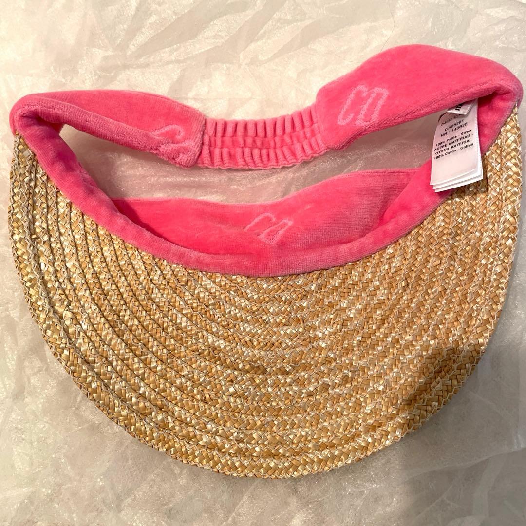 試着のみ　baby DIOR サンバイザー　キャップ帽子　キッズ