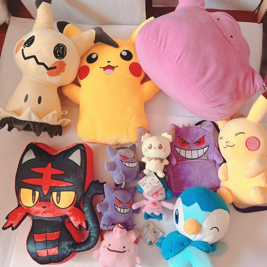 ピッピ　へんしんメタモン　色違い　ぬいぐるみ　メタモン　まとめ売り　ピカチュウ