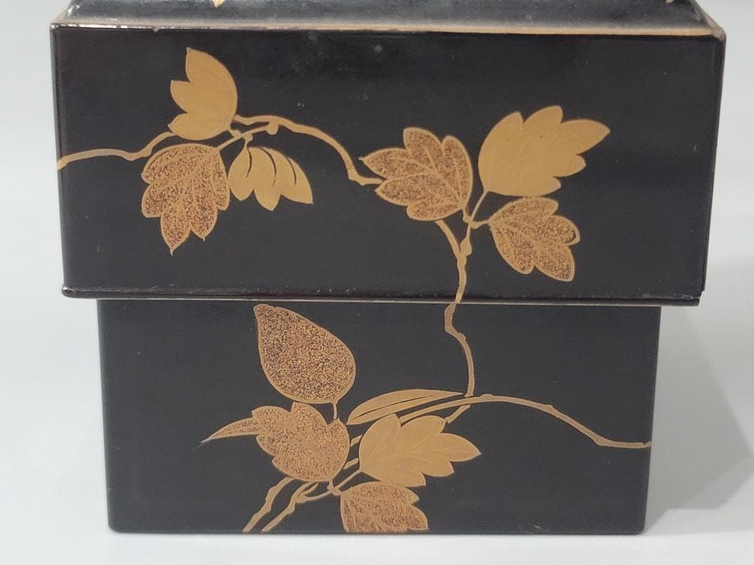 古美術 時代蒔絵 化粧箱 蓋物 DT345