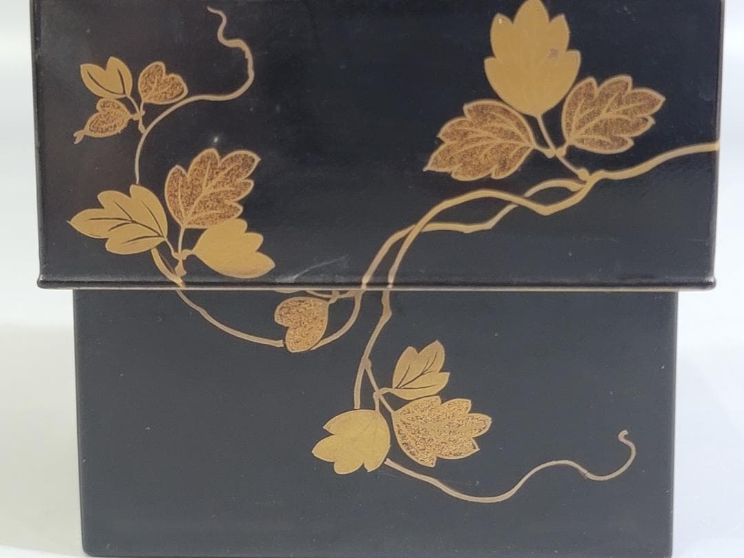 古美術 時代蒔絵 化粧箱 蓋物 DT345