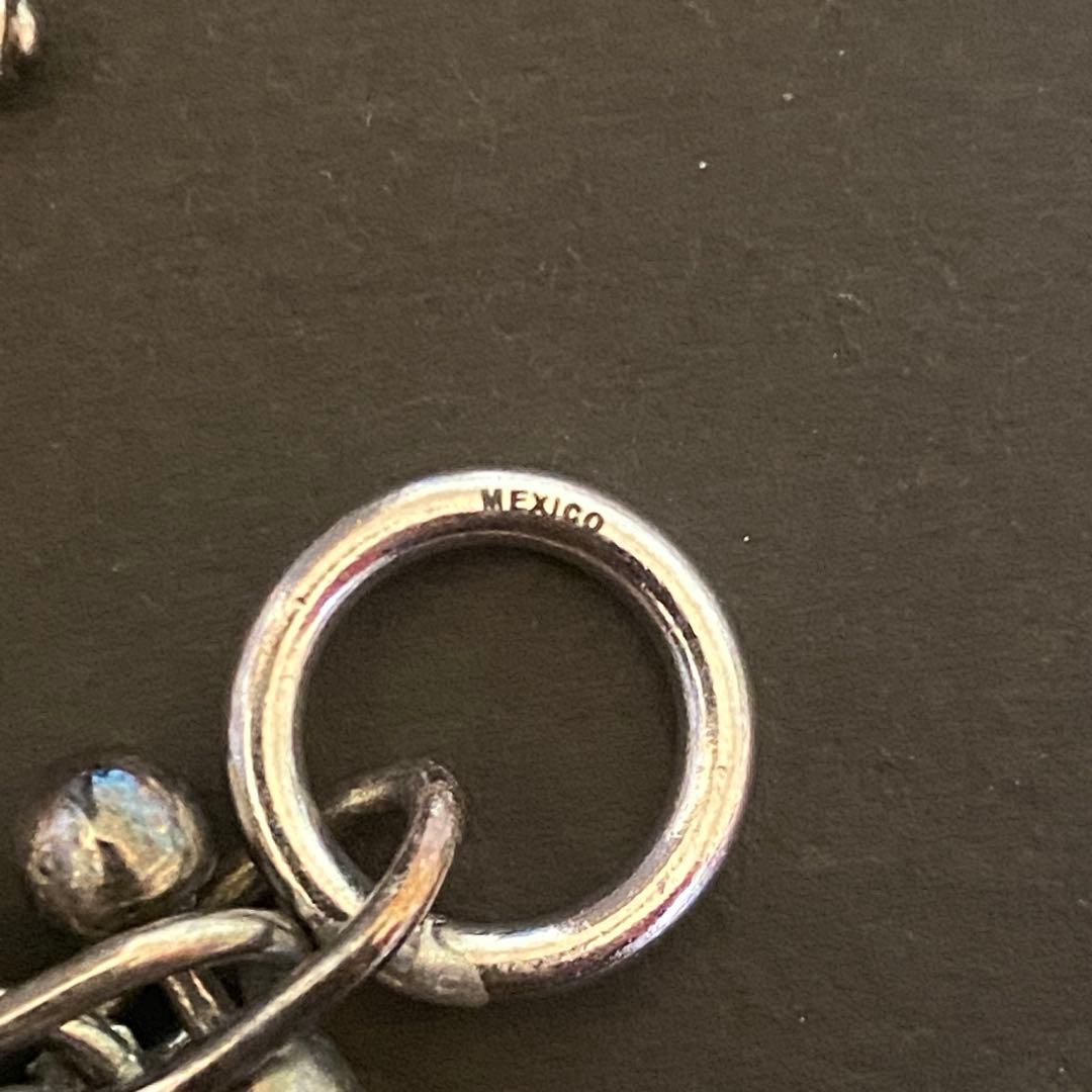 Vintage メキシコ シルバー パール DNA ブレスレット