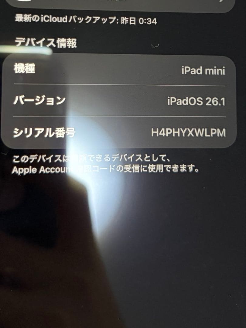 ヨ*ダ様 iPad mini 第7世代　128GB ブルー