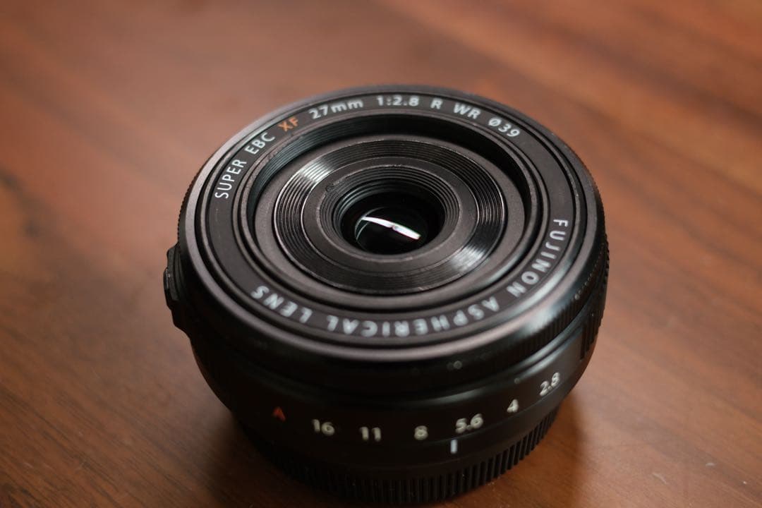 Fujifilm XF27mm F2.8 R WR レンズ
