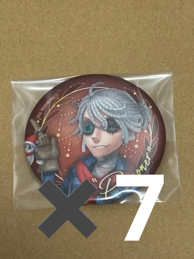第五人格　クリスマス　囚人　缶バッジ　ロフト