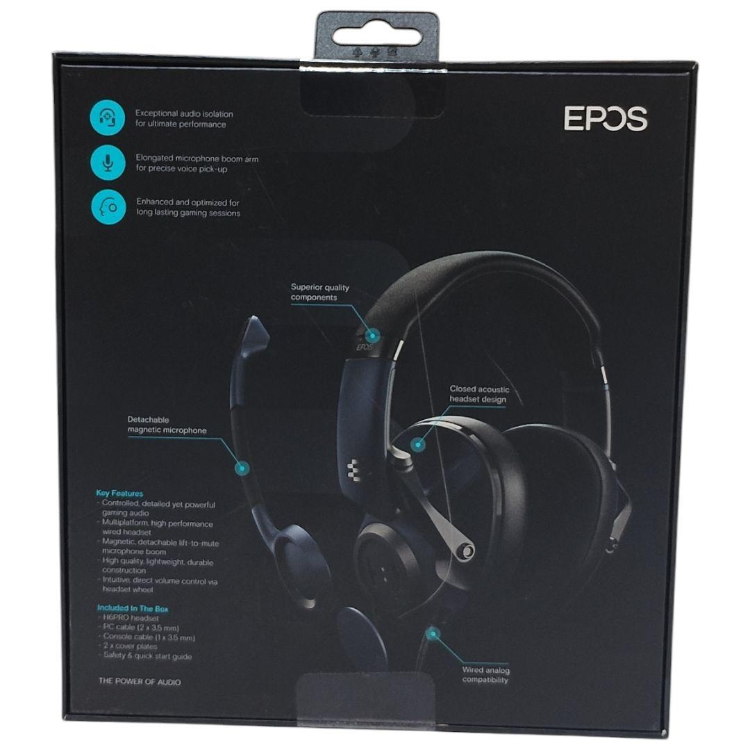新品・未使用 EPOS H6PRO 有線ゲーミングヘッドセット 密閉型