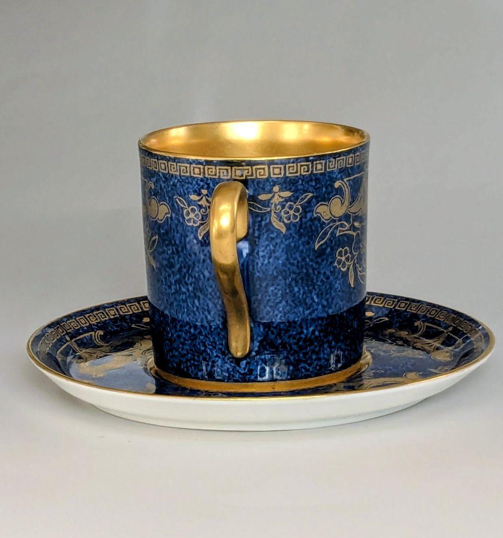 Collingwood コリングウッド金彩 パウダーブルー カップ&ソーサー