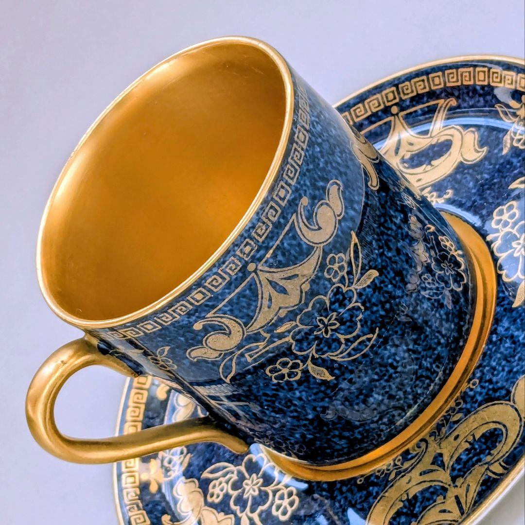 Collingwood コリングウッド金彩 パウダーブルー カップ&ソーサー