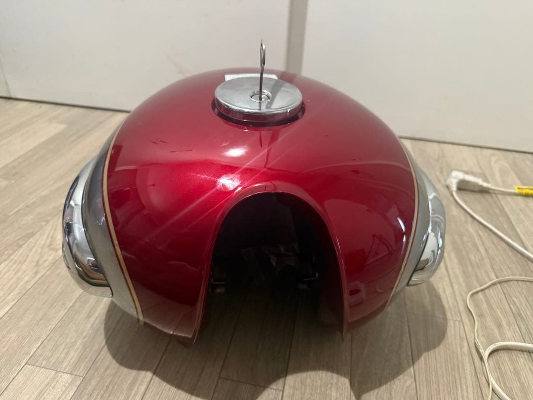 Kawasaki w650 タンク レッド/シルバー 極上