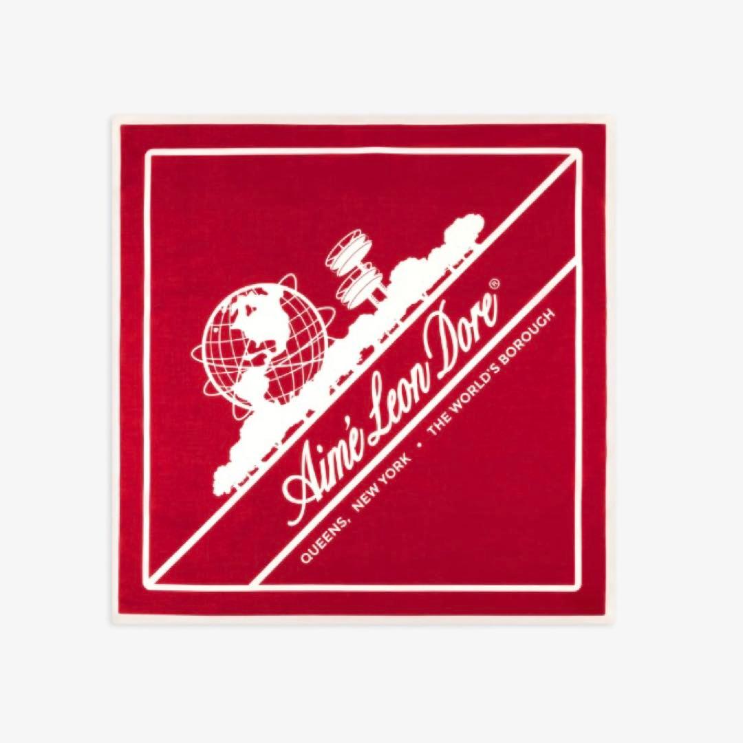 新品　AIME LEON DORE Unisphere Bandana 赤