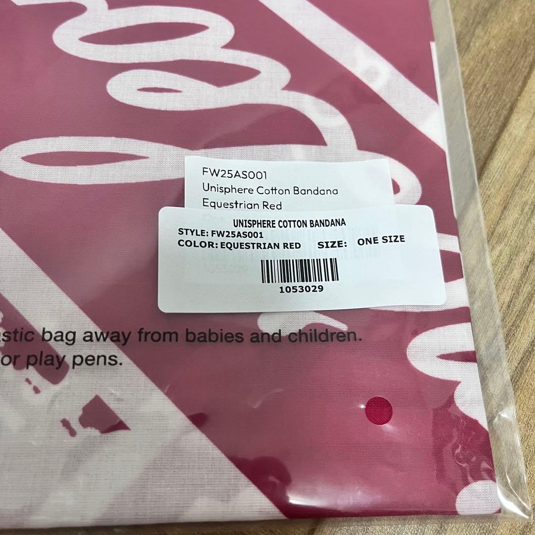 新品　AIME LEON DORE Unisphere Bandana 赤