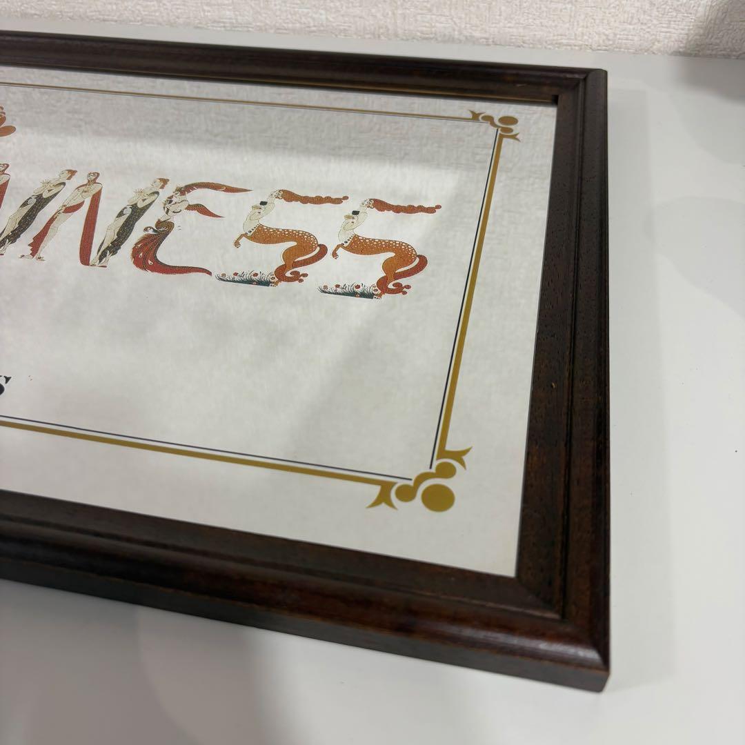 ビンテージ パブミラー ギネス GUINNESS アンティーク 鏡 ミラーサイン