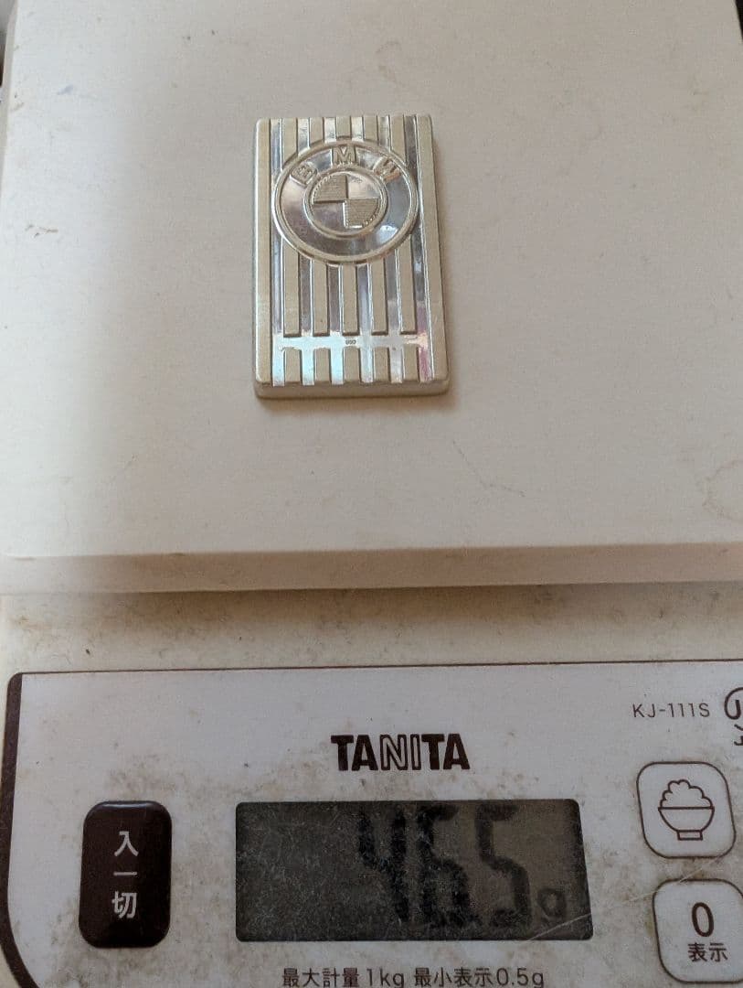 BMW Japan 10周年記念 シルバープレート 純銀　999刻印