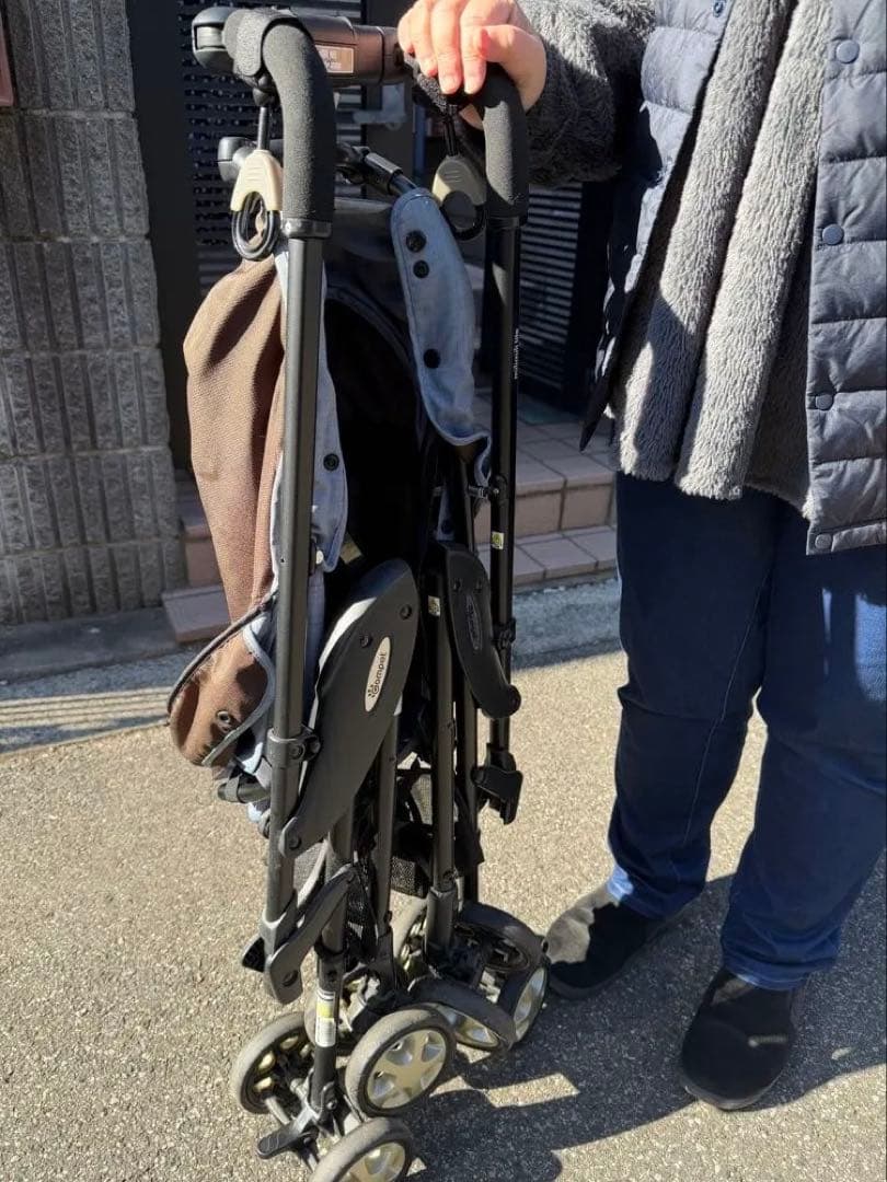 最終値下げ！！compet mimimili ライト　ペットカート レイクブルー