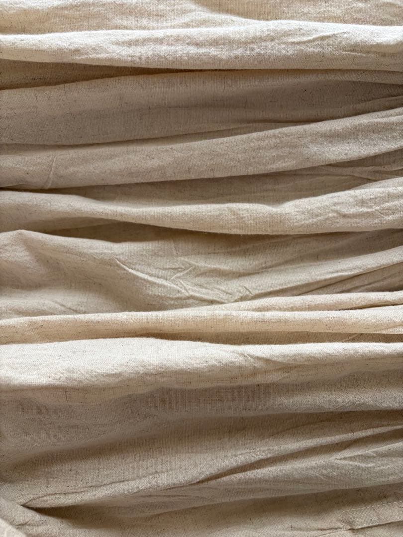 ヂェン先生の日常着 バルーンパンツ 未着用 生成M 綿麻