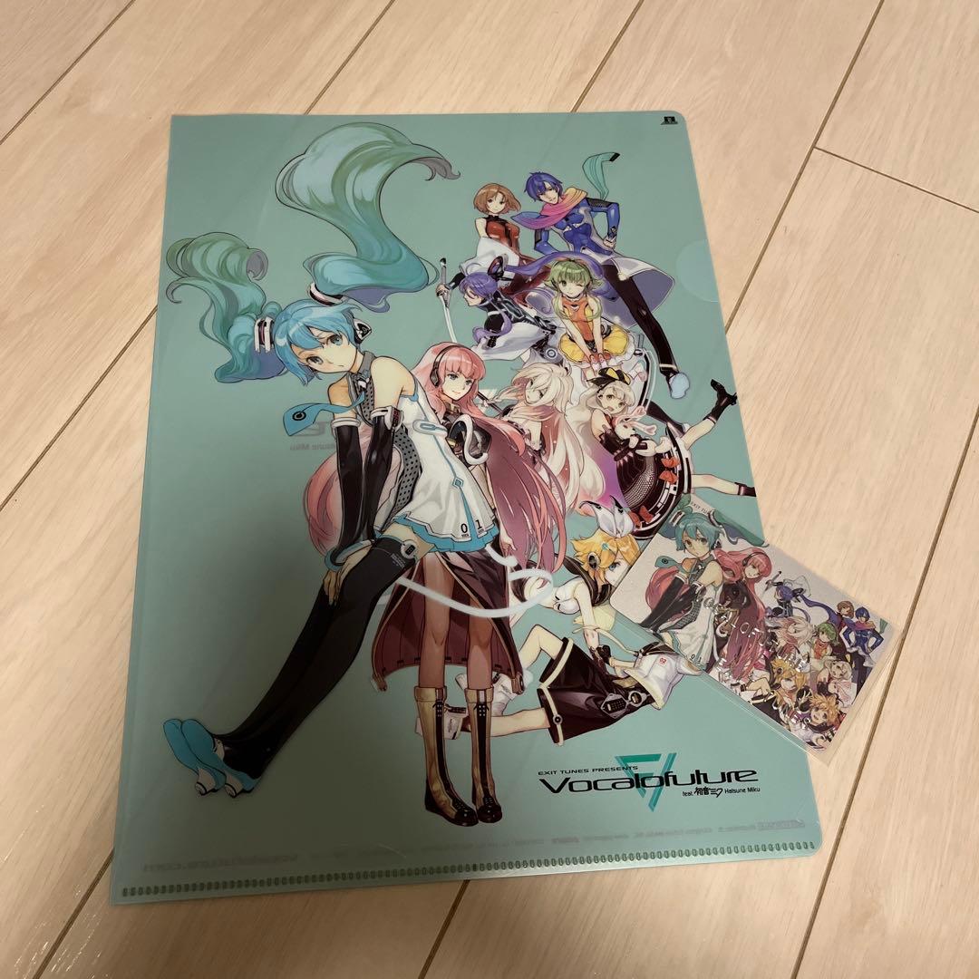 VOCALOID ボーカロイド　CD特典クリアファイル6枚、カード1枚