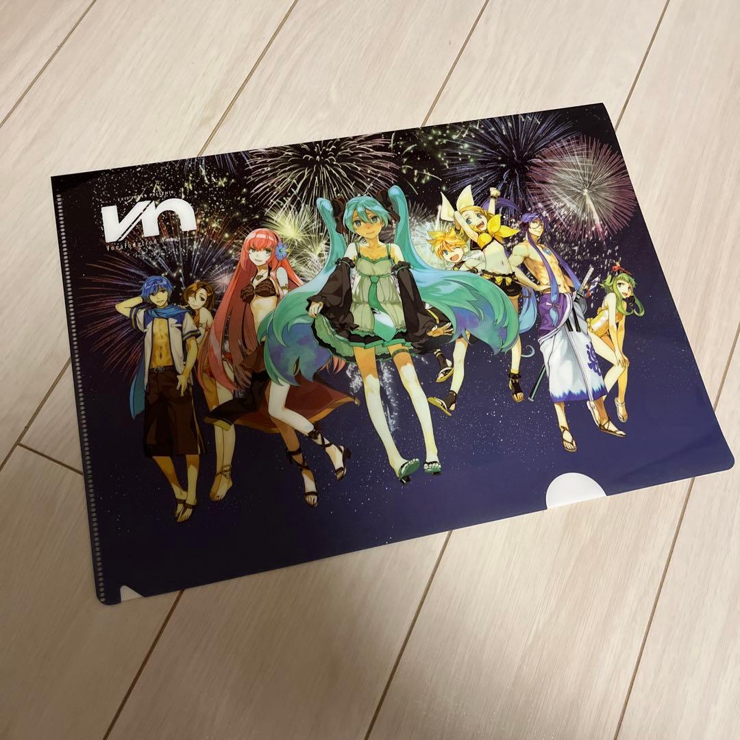 VOCALOID ボーカロイド　CD特典クリアファイル6枚、カード1枚