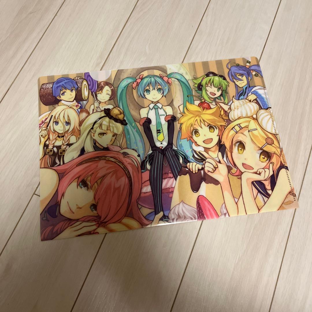 VOCALOID ボーカロイド　CD特典クリアファイル6枚、カード1枚