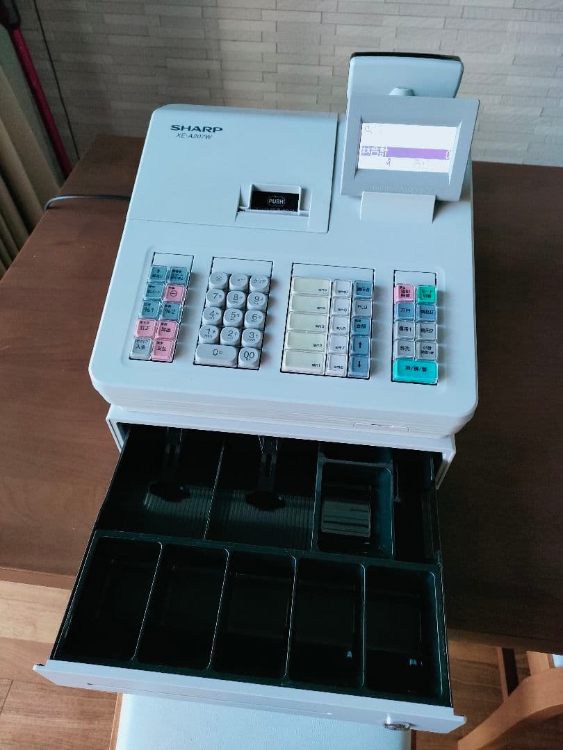 シャープ 電子レジスタ XE-A207W-W