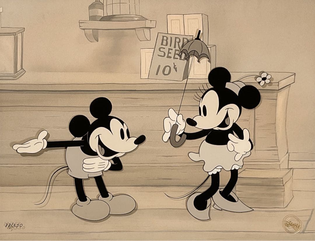 ち*ん様 【Disney証明書付き】限定セル画★Shall We Danceミッ