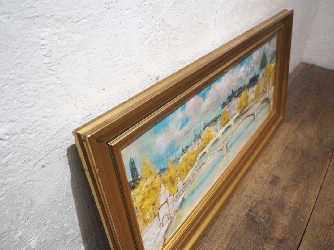 1298 レトロな額縁　アートフレーム　油彩　水彩　画材　ビンテージ　アトリエ