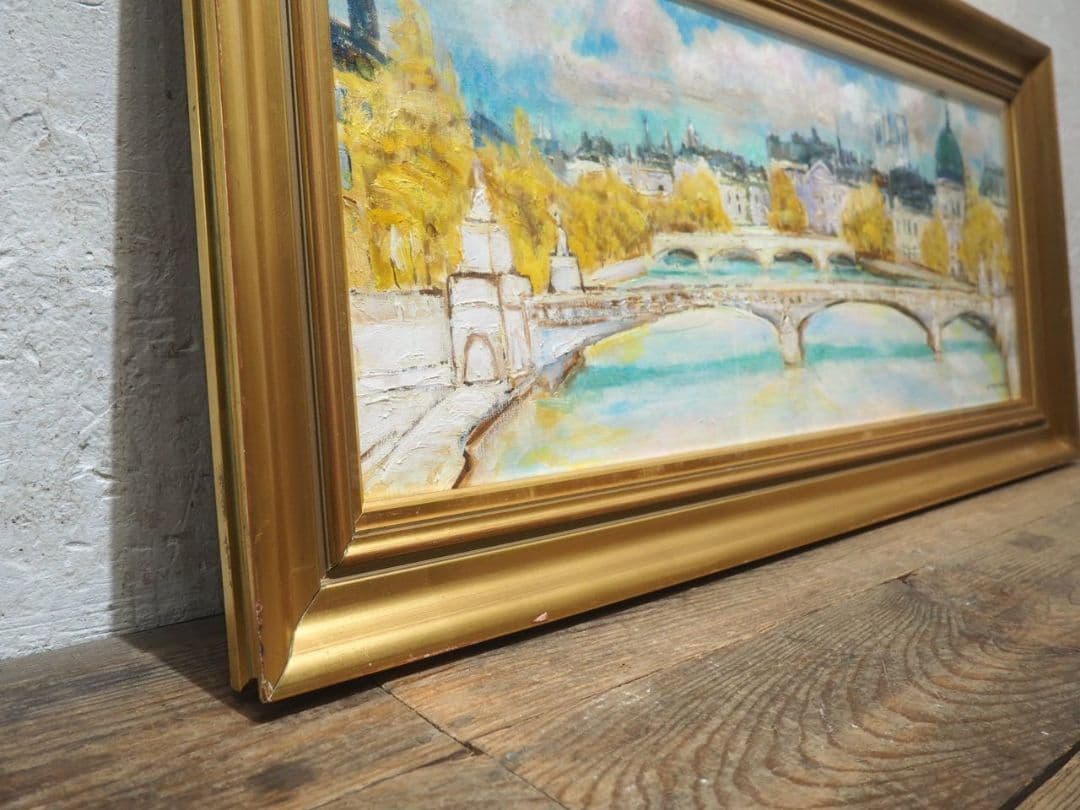 1298 レトロな額縁　アートフレーム　油彩　水彩　画材　ビンテージ　アトリエ