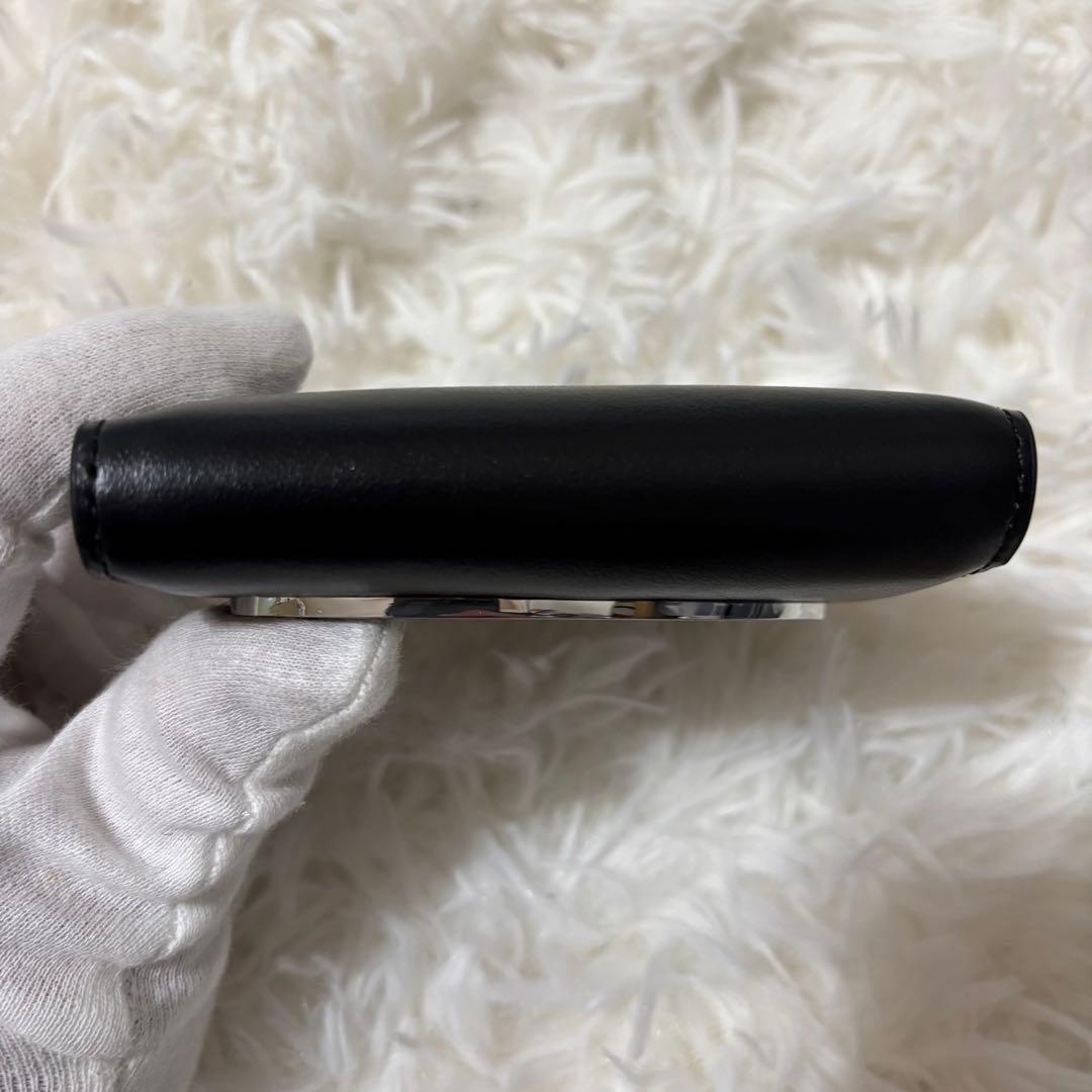 【新品】DIESEL 1DR コンパクト財布 ケース 箱付き　25SS 黒