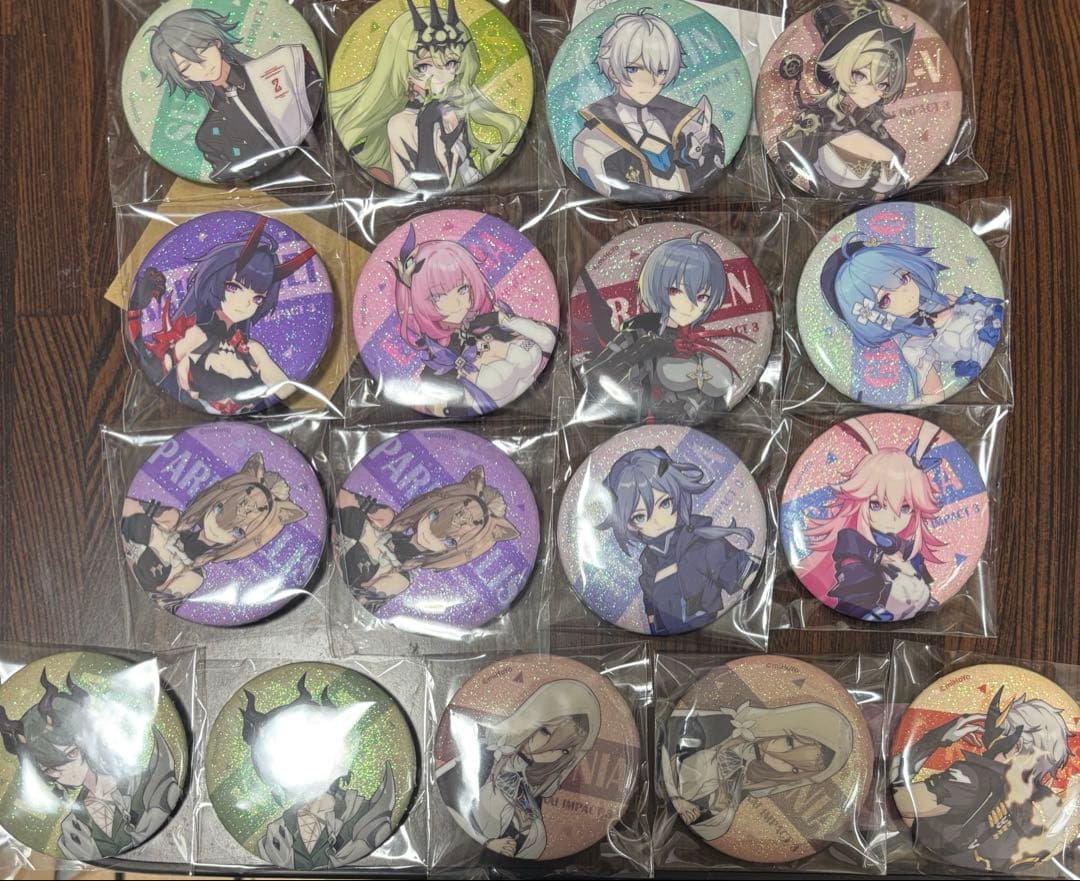 崩壊3rd 13英傑　缶バッジ