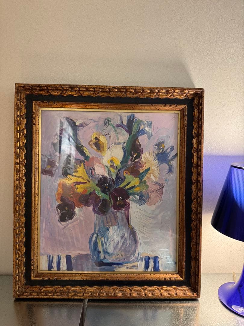 USED / 花いろいろ 油絵　90s