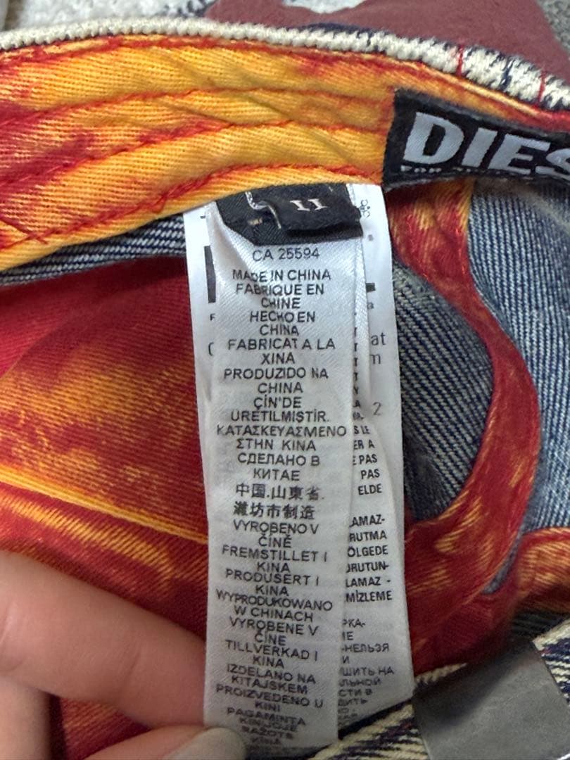 DIESEL デニム風キャップ