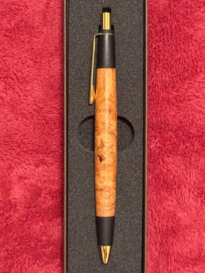 ボナンペン 真鍮金具 未使用品 花梨瘤 ( 野原工芸 工房楔 こぶた工房 )