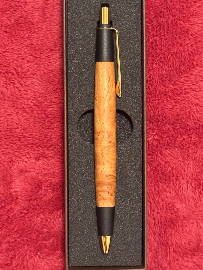 ボナンペン 真鍮金具 未使用品 花梨瘤 ( 野原工芸 工房楔 こぶた工房 )