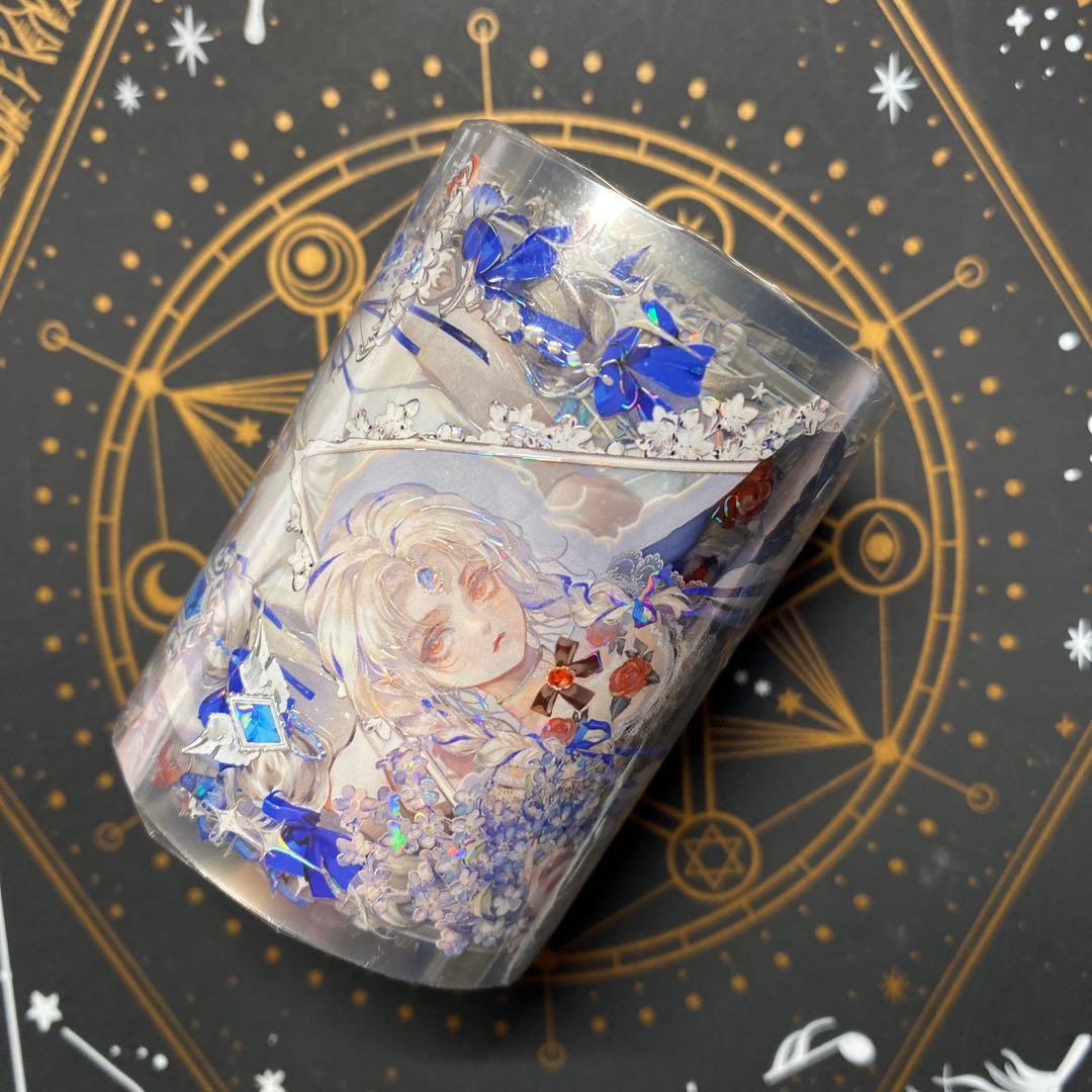 【X】海外　10m巻　貝殻光マスキングテープ　人物系/女の子/男の子