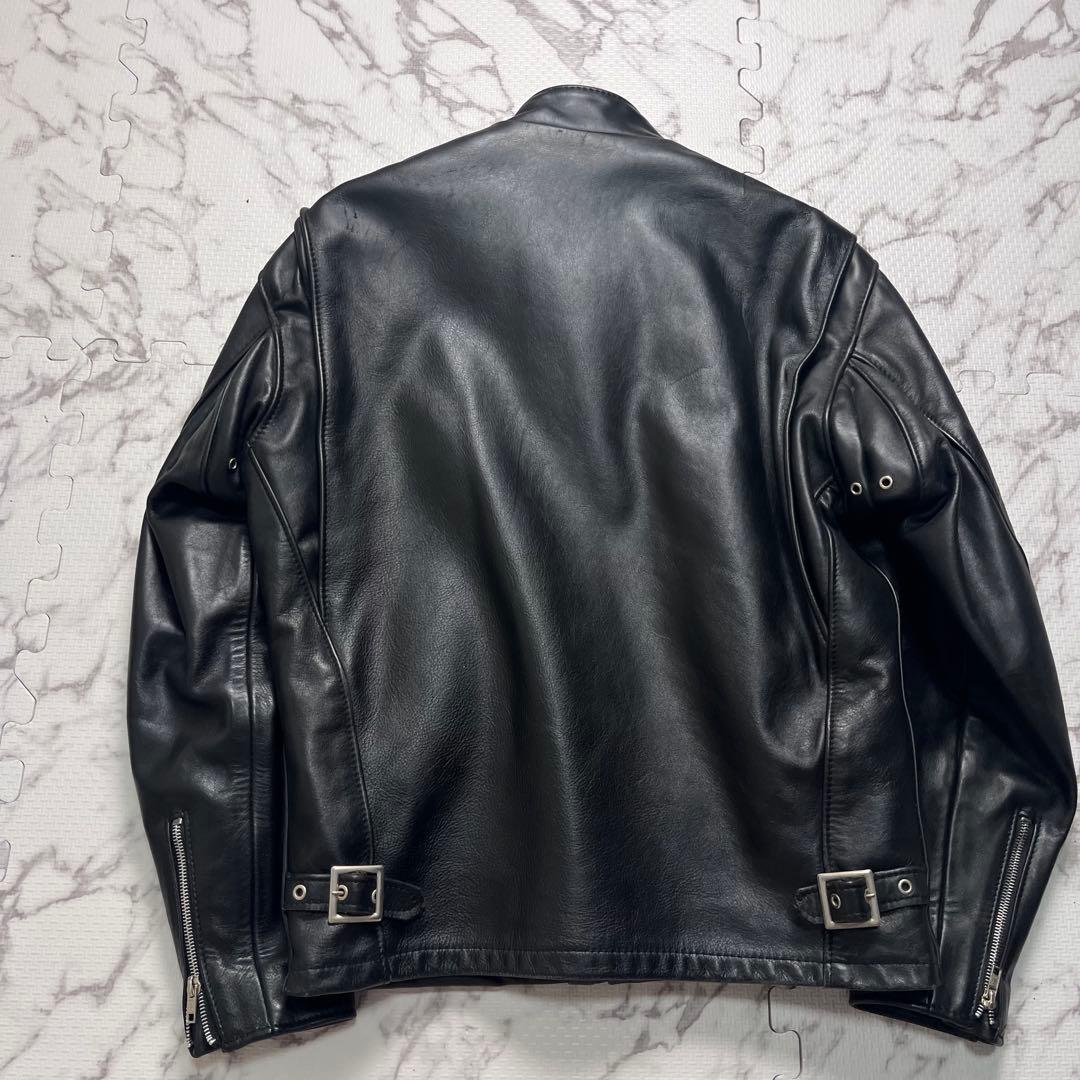 ワ*ズ様 近年/革の張り◎✨【米国製】schott シングルライダース 38si