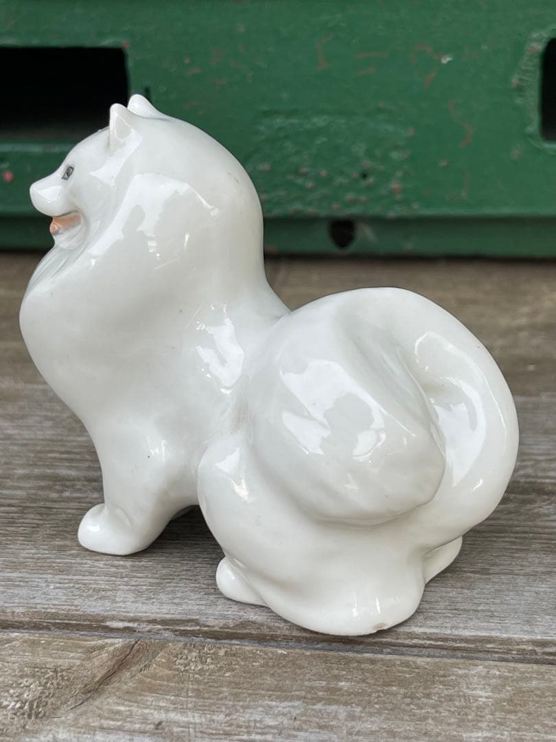 ロモノーソフ製　サモエド　EXPO70 磁器製　フィギュリン　ソビエト館　ソ連