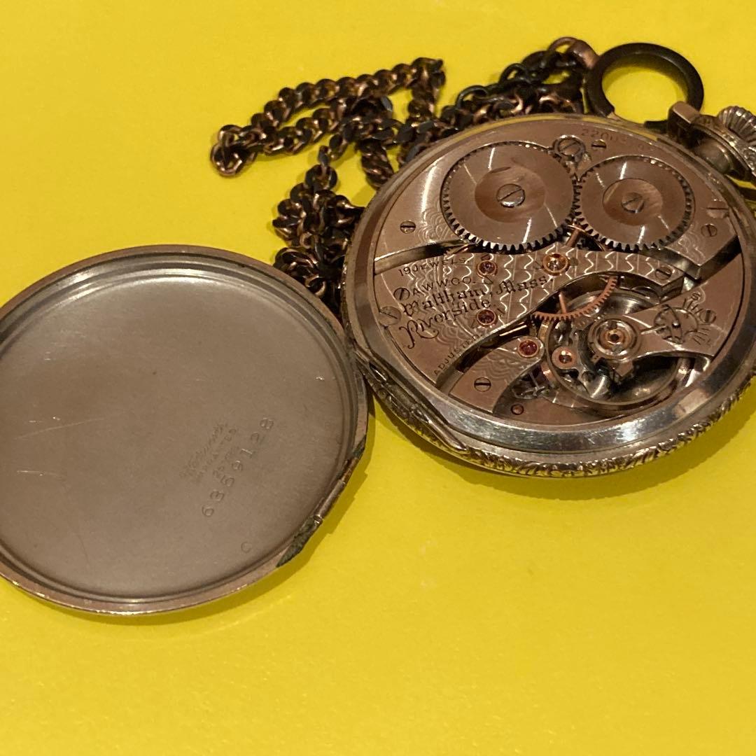 Waltham side 19石 ウォルサム 懐中時計