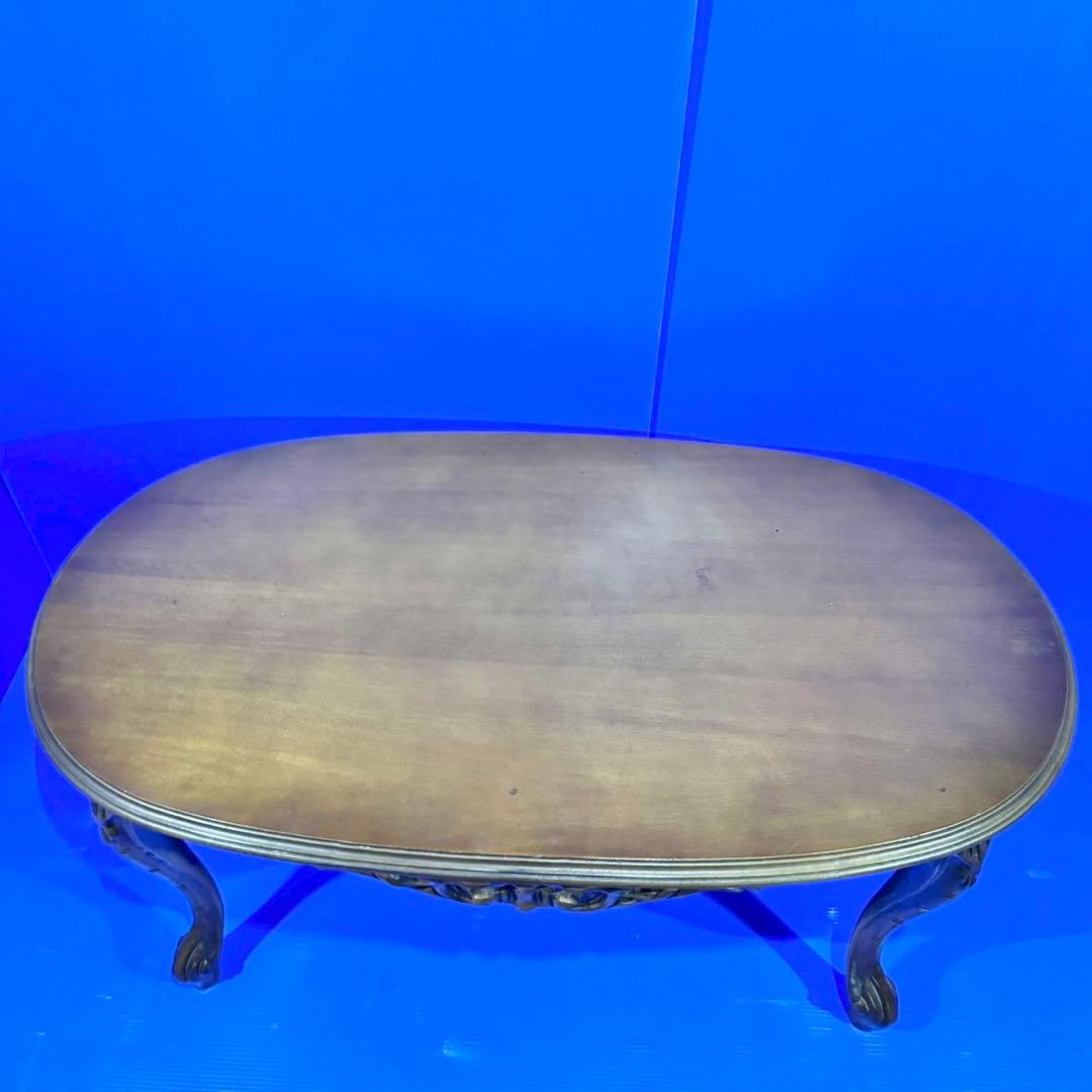 ローテーブル アンティーク 猫脚 ローテーブル