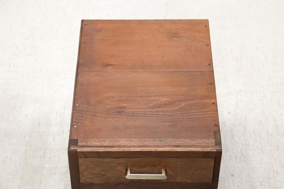 レトロ 3杯 小引き出し A4 収納 抽斗 書類 小物入れ ヴィンテージ