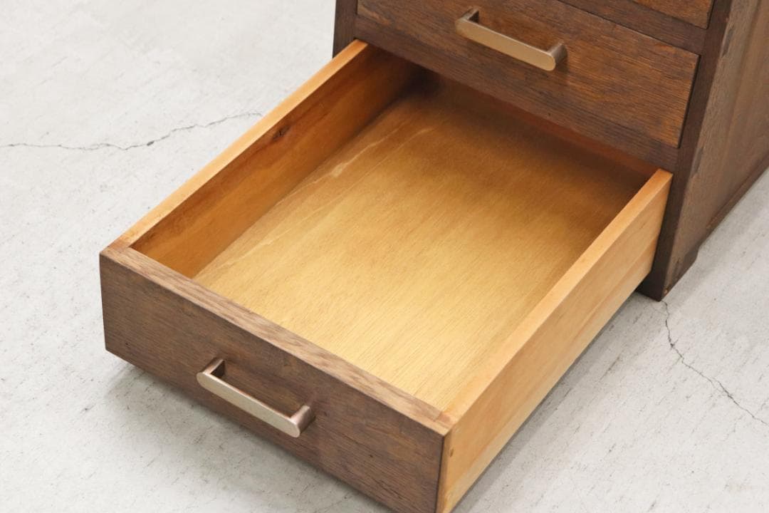 レトロ 3杯 小引き出し A4 収納 抽斗 書類 小物入れ ヴィンテージ