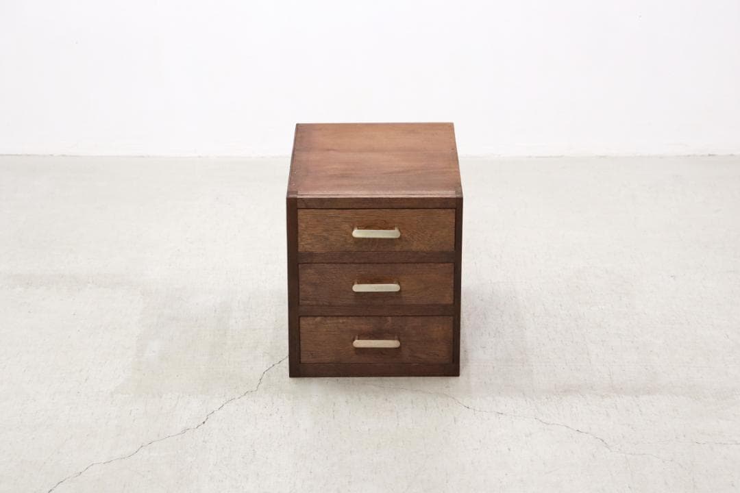 レトロ 3杯 小引き出し A4 収納 抽斗 書類 小物入れ ヴィンテージ