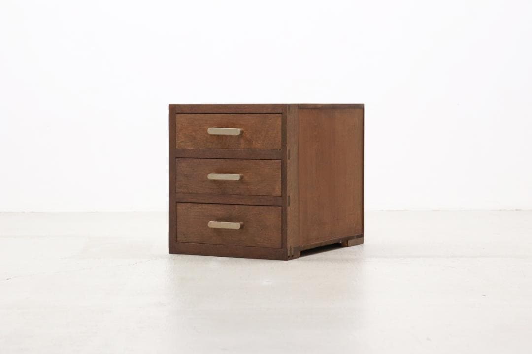 レトロ 3杯 小引き出し A4 収納 抽斗 書類 小物入れ ヴィンテージ