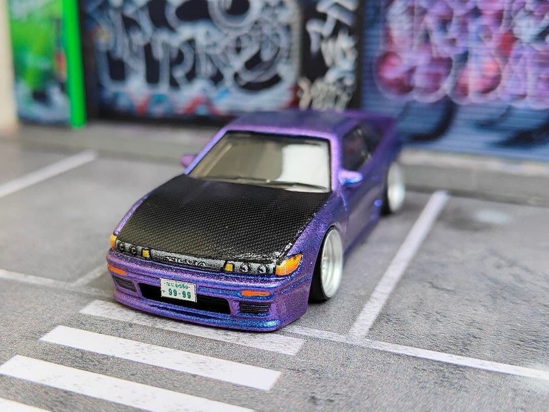 ホットウィールカスタム シルエイティ マジョーラ✩深リム☆トミカ改造