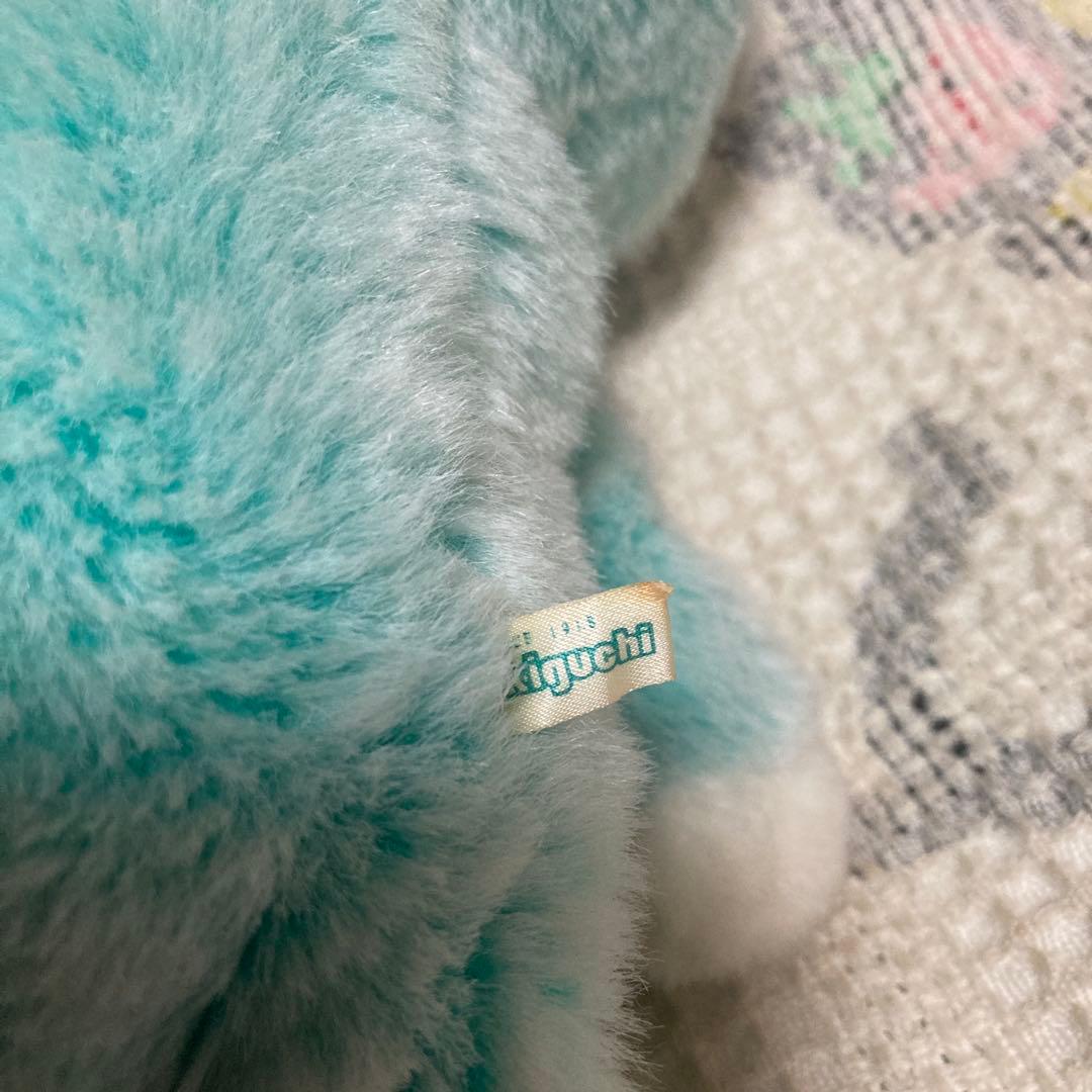 セキグチ　11ぴきのねこ　ぬいぐるみ　中古品　グリーン　毛足の長いタイプ