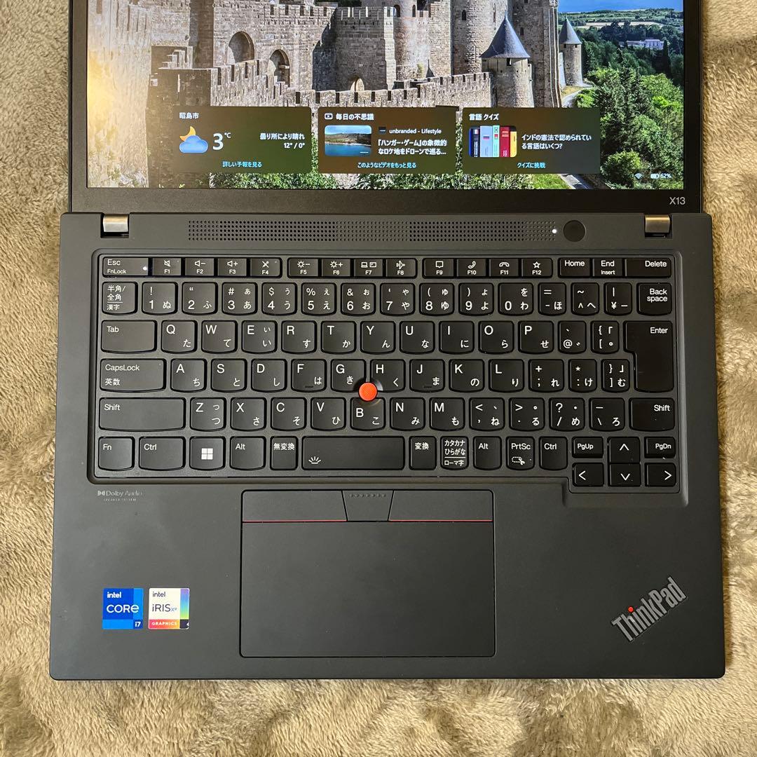 ThinkPad X13 Gen3 メモリ32G Corei7 256GB