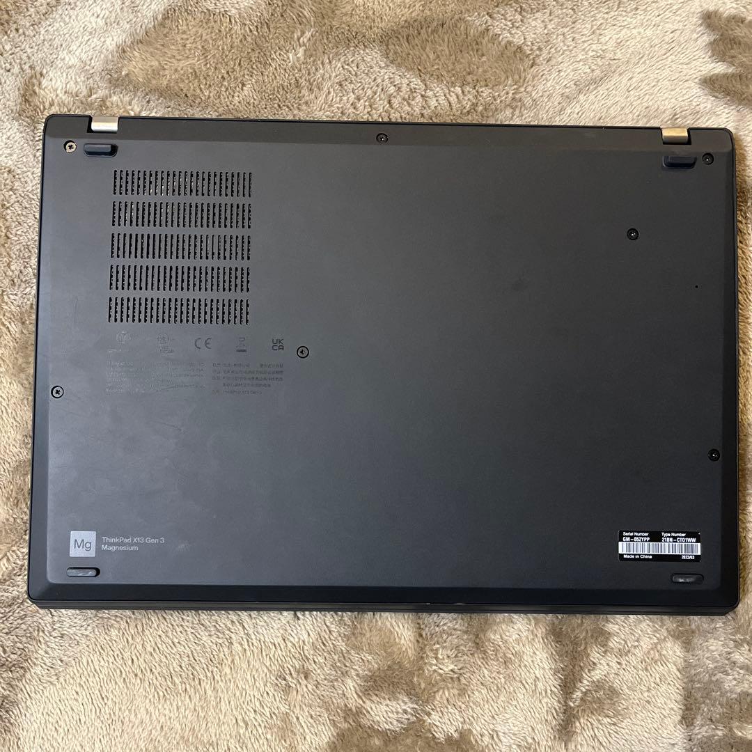 ThinkPad X13 Gen3 メモリ32G Corei7 256GB