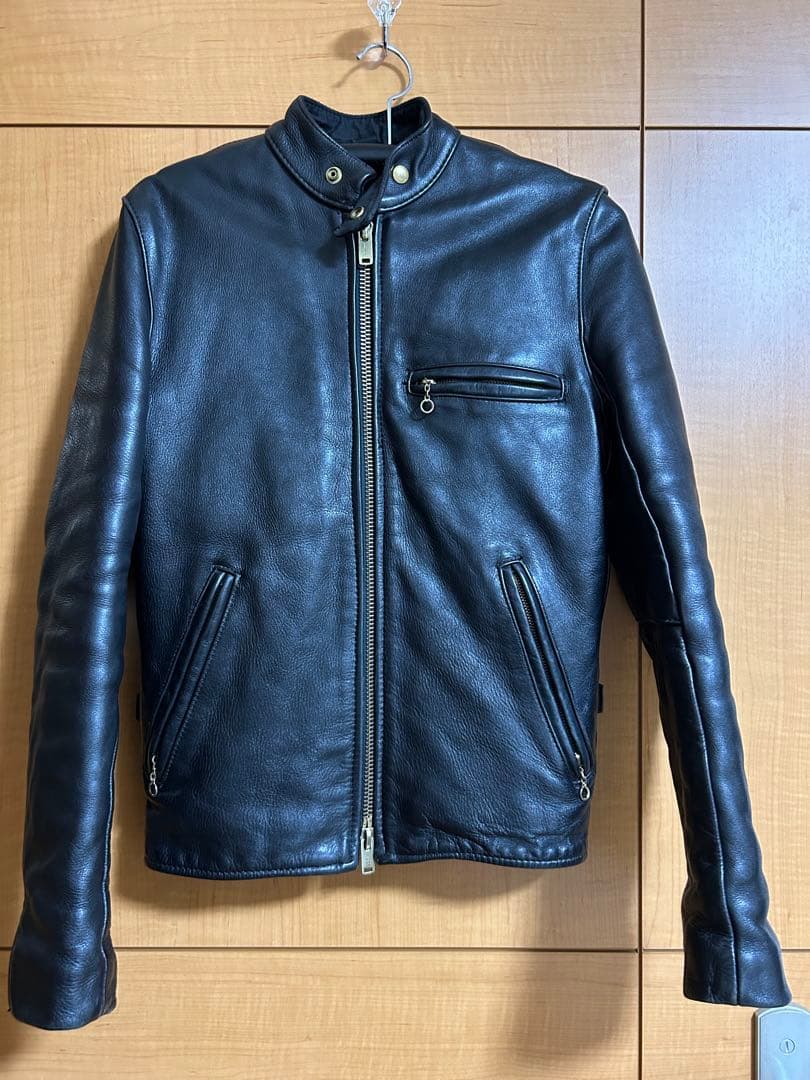 VANSON D シングルライダース34 ダブルファスナー仕様