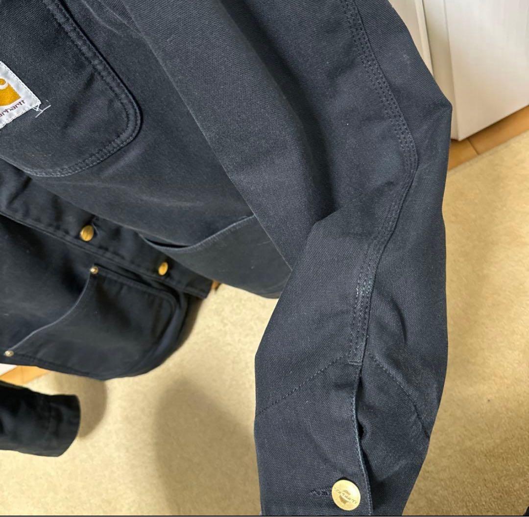 Carhartt ボア襟付きジャケット Lサイズ ブラック