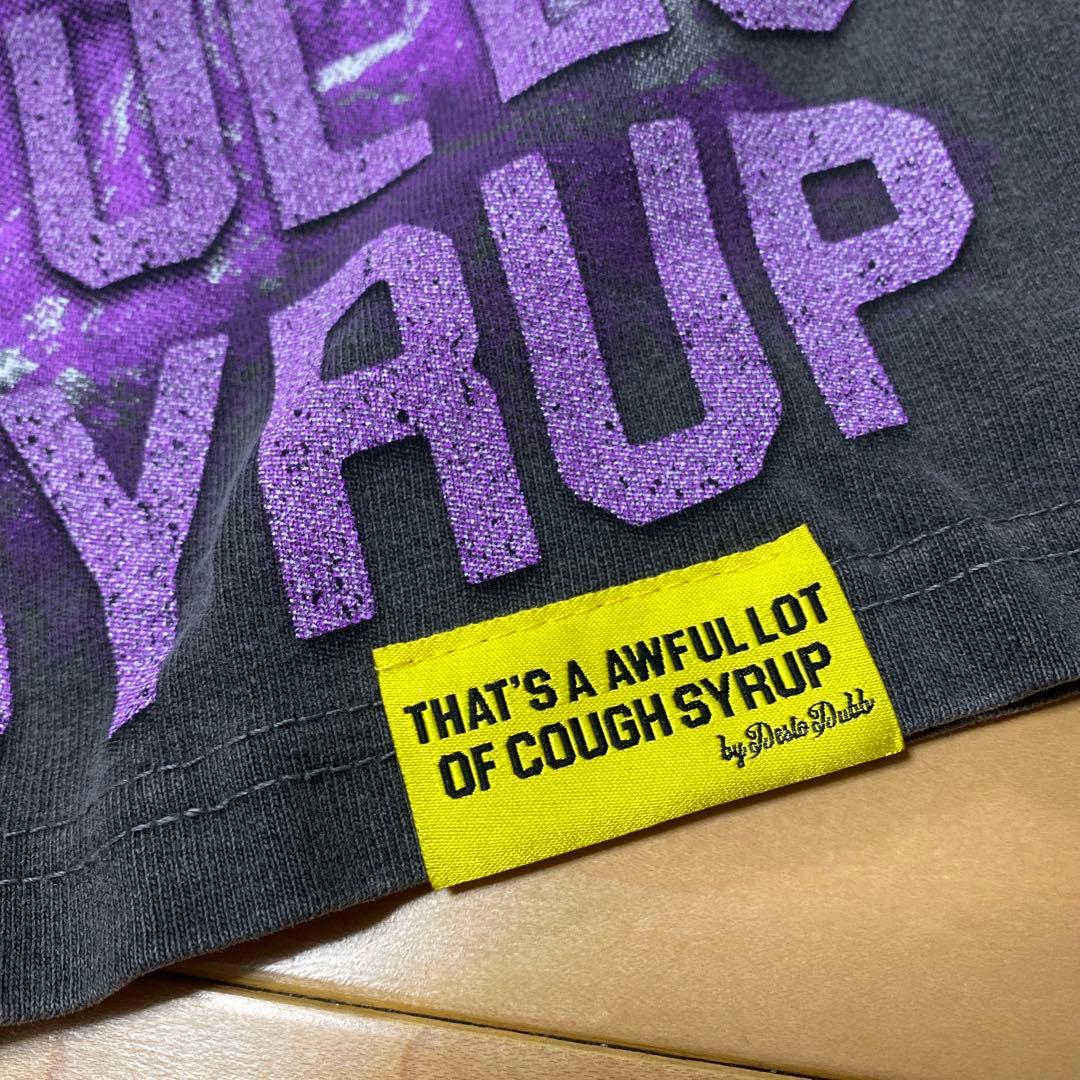 新品S LOST HILLS×cough syrup Triple cup T