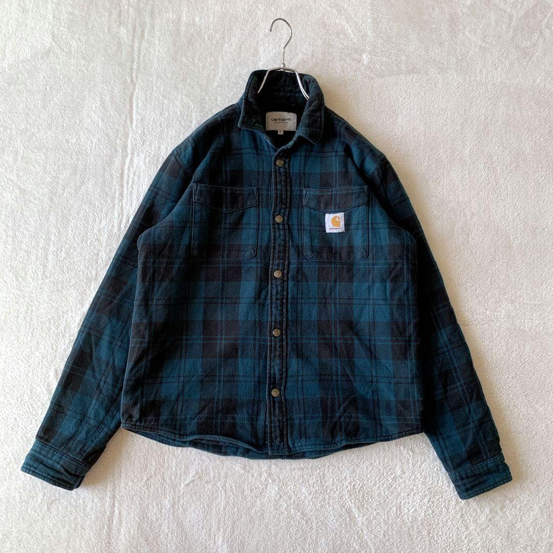 人気 CARHARTT WIP チェック シャツ ジャケット 裏地 フリース